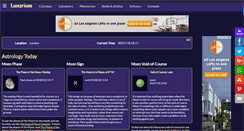 Desktop Screenshot of lunarium.co.uk